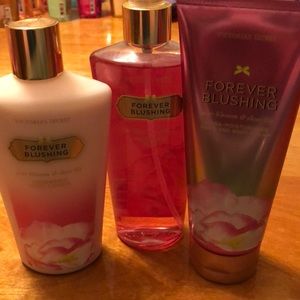 Forever blushing Victoria secret set